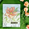 I Miss You Floral Fence Card