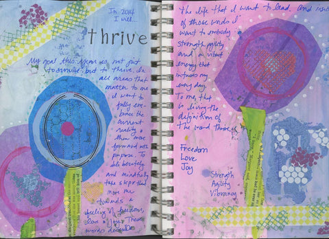 Thrive Art Journal Pages