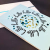 Hello Greeting Card with Sequins that Shake! Card with movement for all Occasions