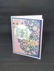 Thinking of You Greeting Card, Miss You Card with Mouse a Lilac Florals