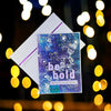 Achievement Card, New Beginnings, Exciting Change Card for Good Luck, Be Bold Greeting Card