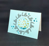 Hello Greeting Card with Sequins that Shake! Card with movement for all Occasions