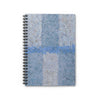 Blue Neutrality Minimalist Spiral Notebook - Ruled Line