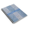 Blue Neutrality Minimalist Spiral Notebook - Ruled Line
