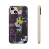 Colorful Abstract Print Biodegradable Phone Case