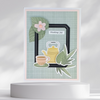 Greeting Card for Tea Aficionado, Card for Tea Lover, Long Distance Cup of Tea