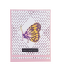 Happy Birthday Greeting Card with Butterfly and Metallic Purple Accents for Family, Friends and Loved Ones