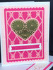 Love Pink Hearts Card