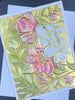 With Sympathy Gold Floral Card