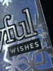 Joyful Wishes Blue background with snowflakes card
