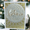 Believe Gold Foil Holiday Card