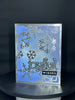 Joyful Wishes Blue background with snowflakes card