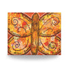 She is Becoming Painting with Abstract Butterfly Symbolism, Framed, Wall Decor