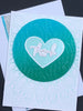 Circled with Love Handmade Thank You Card for Family, Friends and Loved Ones
