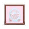 Printed Heart and Flower Decorative Jewelry and Trinket Box