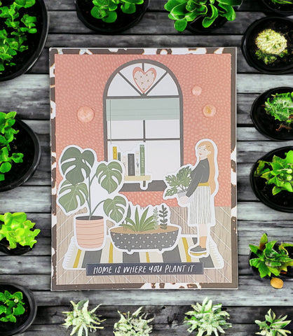 Plant Housewarming Greeting Card for New Beginnings in New Homes