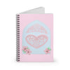 Heart and Flower Spiral Notebook - Ruled Line