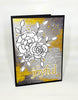 Be Joyful Luxurious Metallic, Glitter Greeting Card for Holidays and All Occasions, Size 5x7
