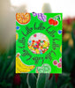 Playful, Fun Hello Greeting Card Filled with Fruit for All Occasions