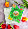 Playful, Fun Hello Greeting Card Filled with Fruit for All Occasions