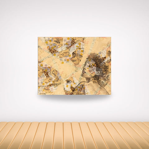Rising Painting Abstract Painting Wall Art, Home Decor of Conquering Woman