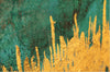 Green & Gold Painting Wall Decor in Rich and Vibrant Hues