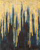 Waterfalls of Gold Painting Abstract Wall art for Home or Office